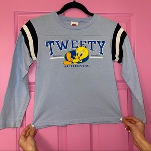 🧚‍♀️🍓💝 Vintage Tweety Bird Long Sleeve 🧘‍♀️🌱💓